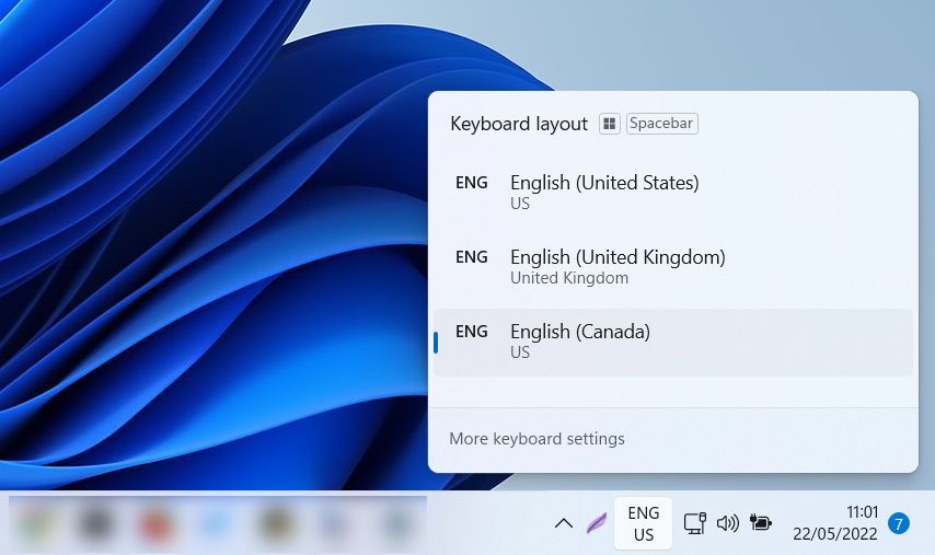 How to Add and Change Keyboard Layouts in Windows 11