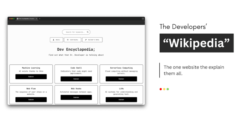 Introducing Dev Encyclopedia: A \