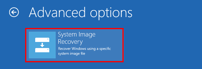 Windows 10 Password Incorrect During System Image Restore