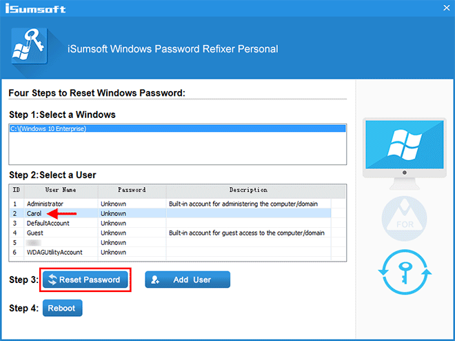 Windows 10 Password Incorrect During System Image Restore