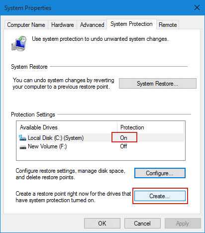 How to Create and Use a System Restore Point in Windows 10