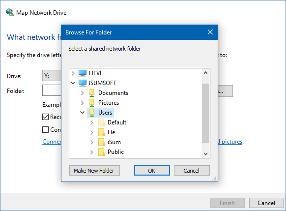 How to Map and Disconnect Network Drive in Windows 10