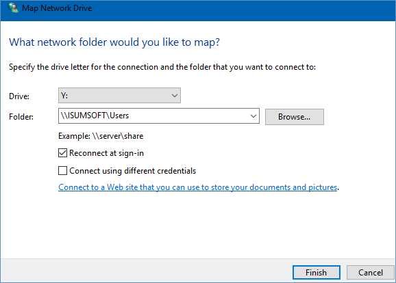 How to Map and Disconnect Network Drive in Windows 10