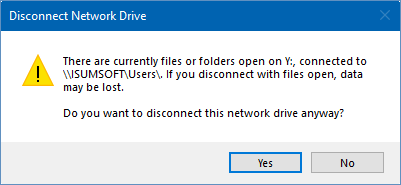 How to Map and Disconnect Network Drive in Windows 10