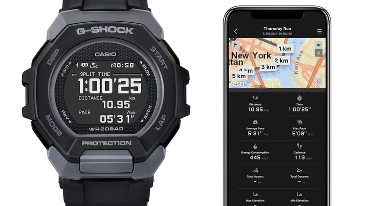 Casio launches G-SHOCK GBD-300 smartwatch to track distance, pace, steps, and calories during marathons and workouts