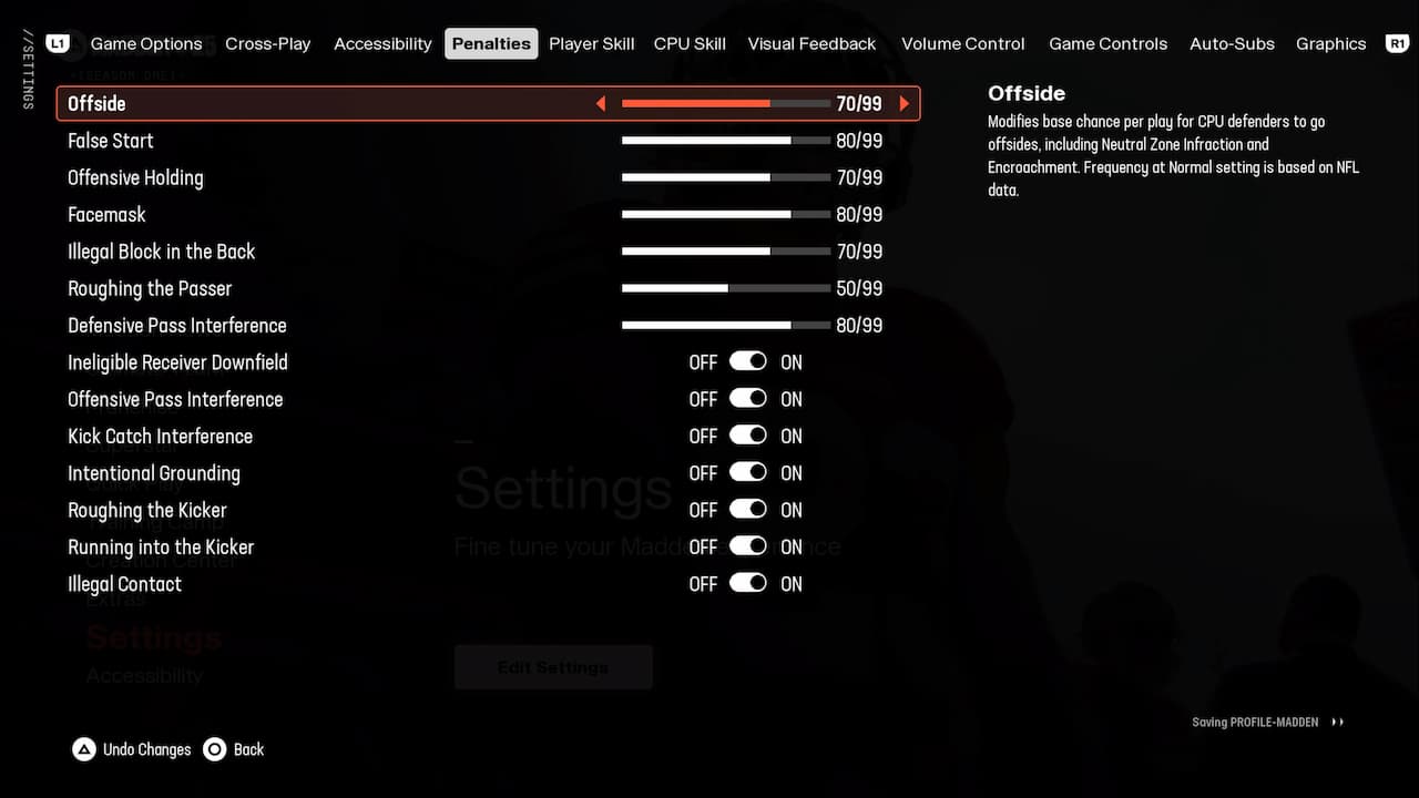 Best sliders and difficulty settings in Madden NFL 25