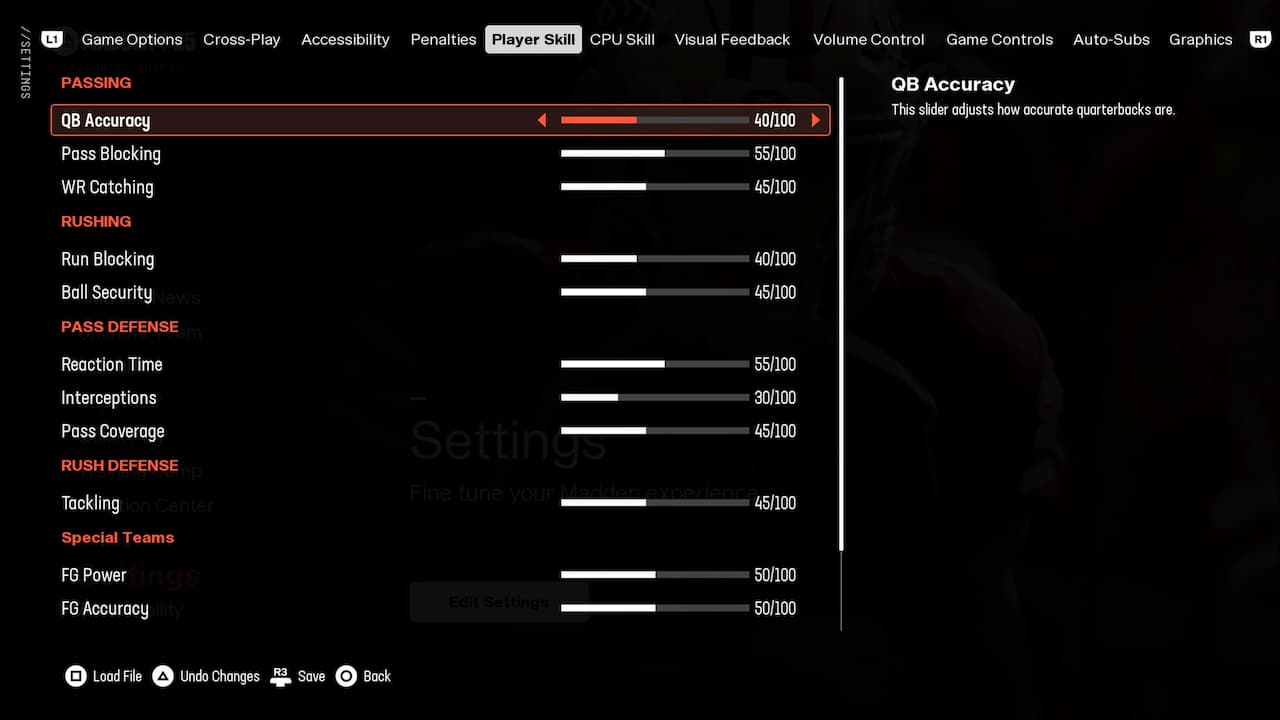 Best sliders and difficulty settings in Madden NFL 25