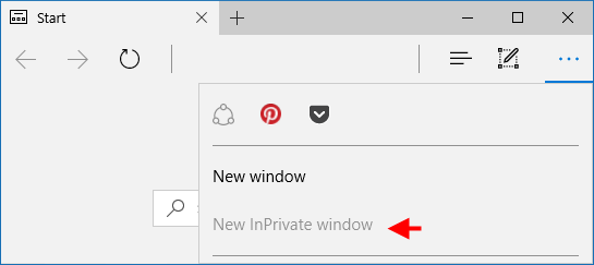 How to Enable/Disable InPrivate Browsing in Microsoft Edge