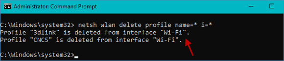 Deleting Saved Wi-Fi Network Absolutely on Windows 10