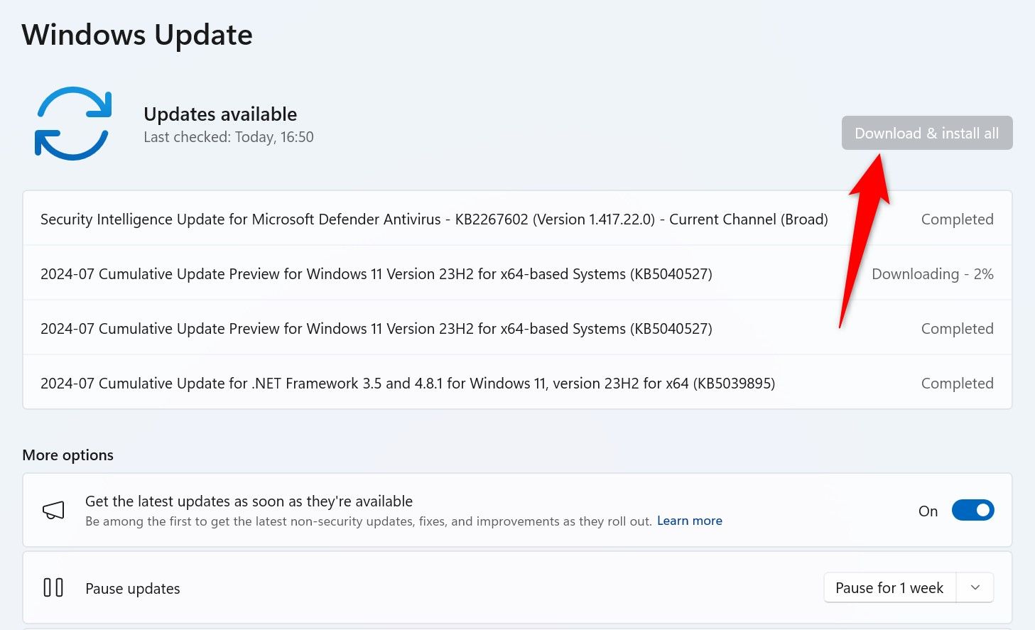 How to Install Updates Manually on Windows 11