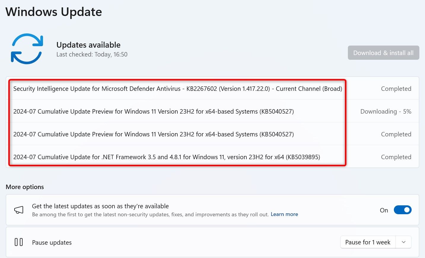 How to Install Updates Manually on Windows 11