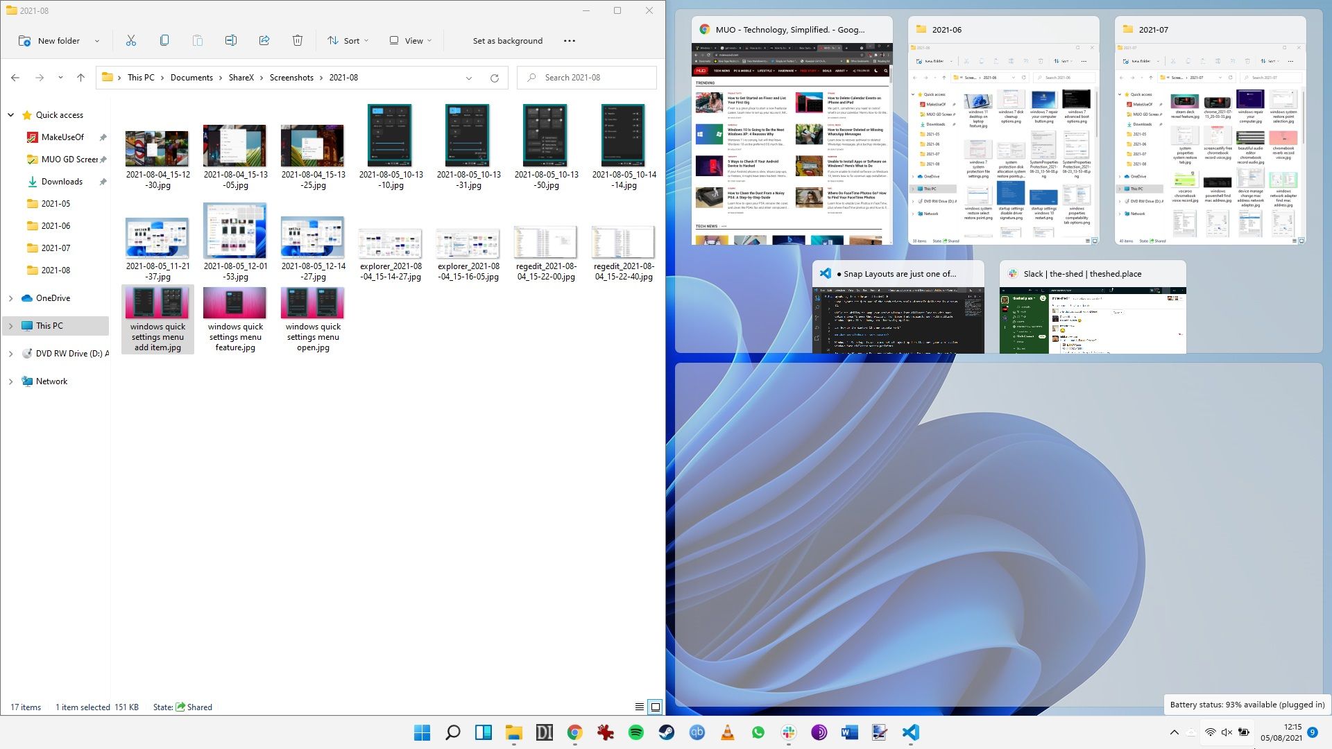 How to Cascade All Open Windows in Windows 11 and 10