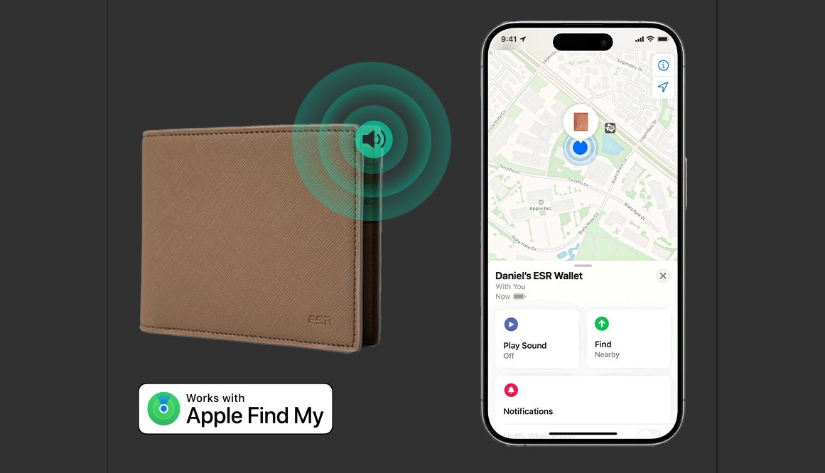 ESR previews first Apple Find My-enabled Geo Wallet that is not for an iPhone