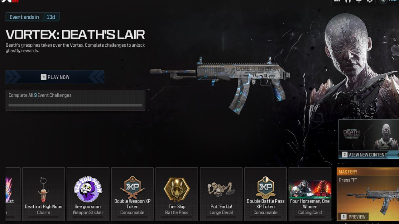 All Vortex Death’s Grip rewards and challenges in Modern Warfare 3 (MW3)