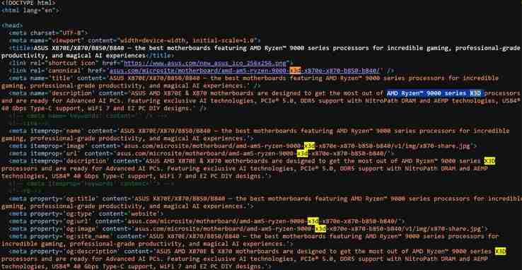 Ryzen 9000 X3D vs Arrow Lake might soon be on cards as ASUS\' X870 motherboard site mentions Zen 5 X3D chips