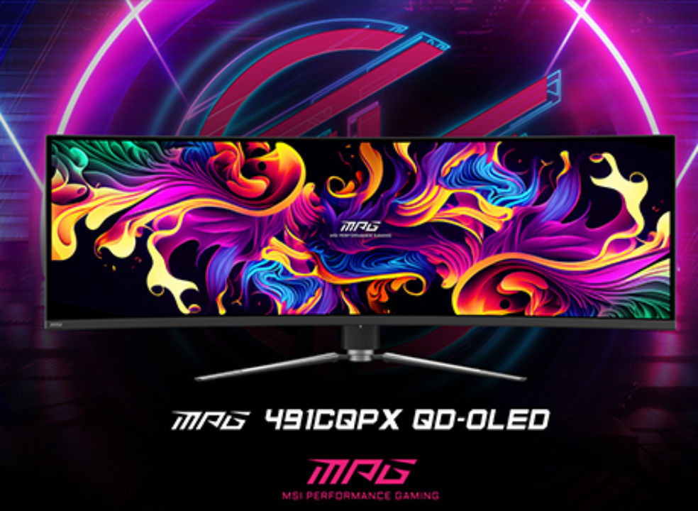 MPG 491CQPX: MSI reveals new 49-inch ultra-wide QD-OLED gaming monitor with 240 Hz refresh rate