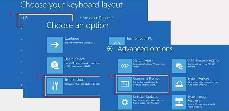 Set the F8 key for Quick Access to Advanced Startup Options in Windows 11