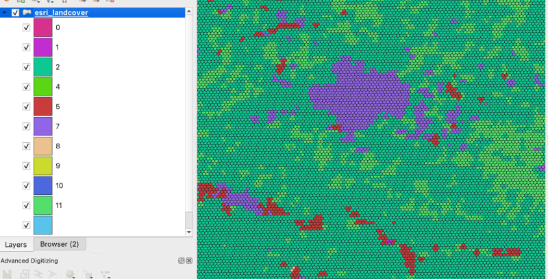 Raster Analysis Using Uber hndexes and PostgreSQL