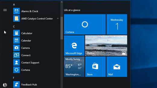 How to Pin to Start and Unpin from Start Menu in Windows 10