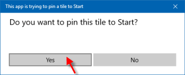 How to Pin to Start and Unpin from Start Menu in Windows 10