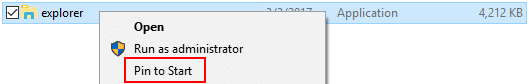 How to Pin to Start and Unpin from Start Menu in Windows 10