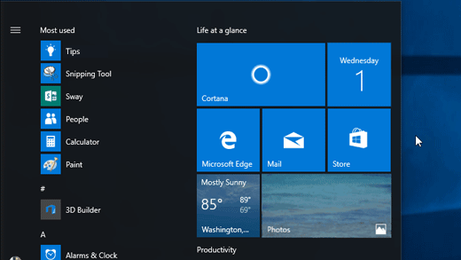 How to Pin to Start and Unpin from Start Menu in Windows 10