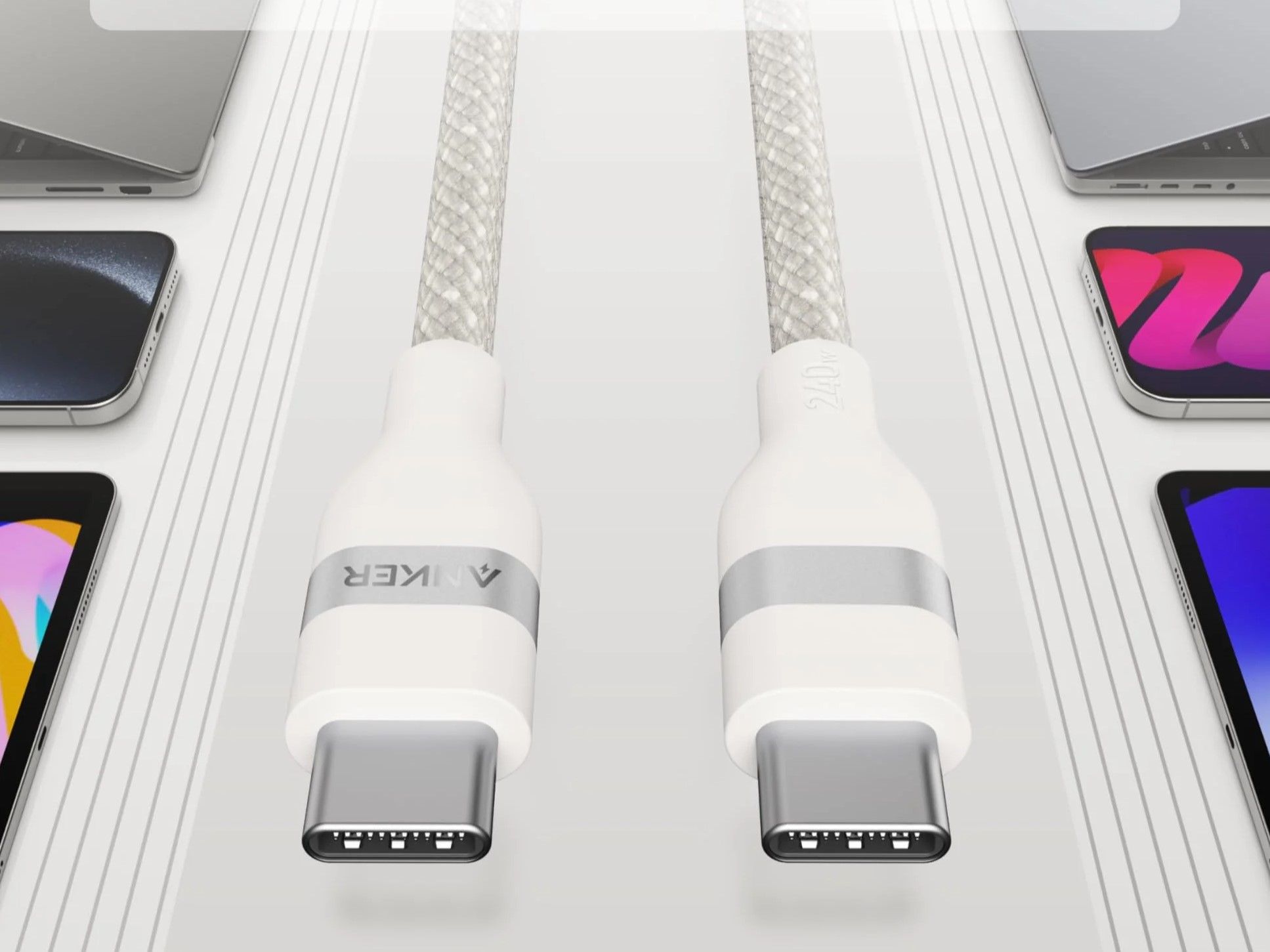 Anker’s new USB-C to USB-C Cable (240W, Upcycled-Braided) now on sale