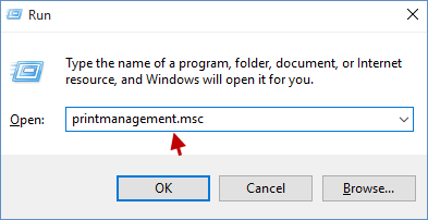 How to Open Print Management in Windows 10