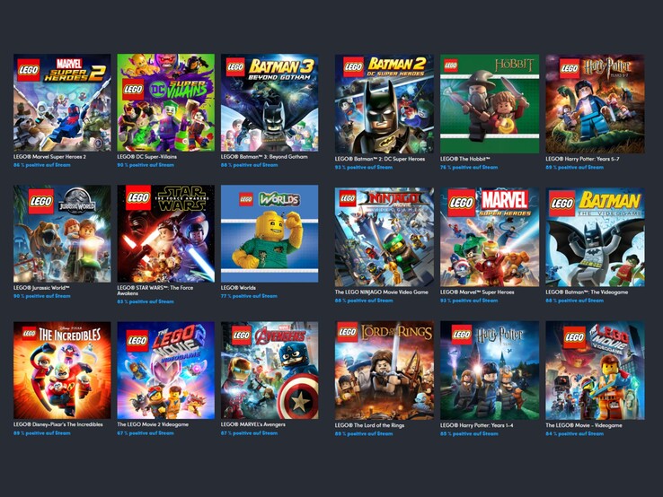 The Humble Bundle sale offers up to 18 LEGO games for under  instead of 0