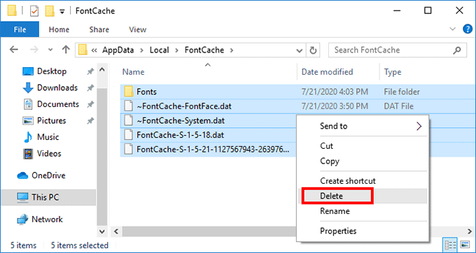 2 Ways to Clear Font Cache in Windows 10