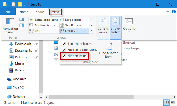 Fix: Compressed (zipped) Folder Missing from Send to Menu in Windows 10