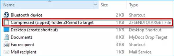 Fix: Compressed (zipped) Folder Missing from Send to Menu in Windows 10