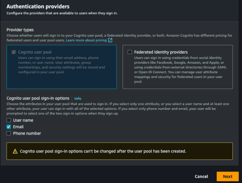 Authentication with Golang and AWS Cognito