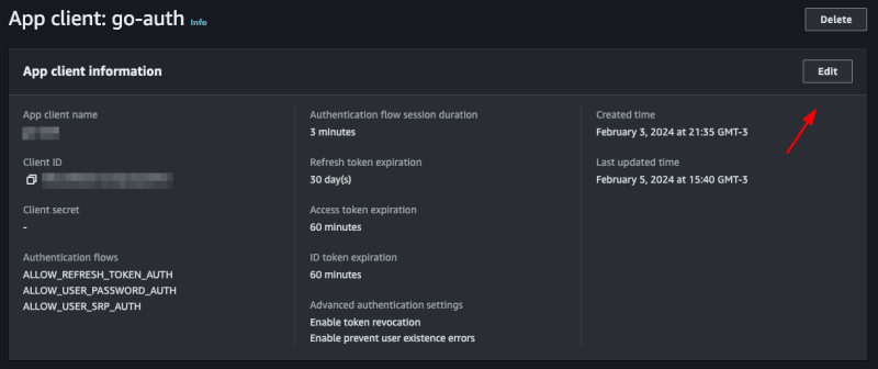 Authentication with Golang and AWS Cognito