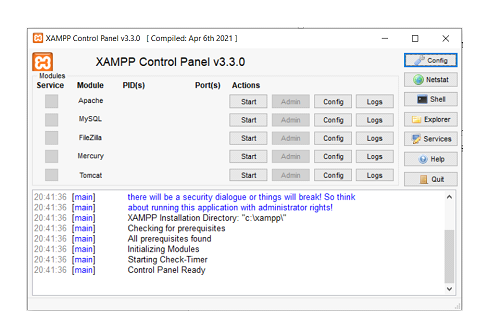 PHP program to Fetch Data from Localhost Server Database using XAMPP