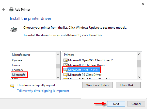 How to Enable and Activate Microsoft Print to PDF on Windows 10