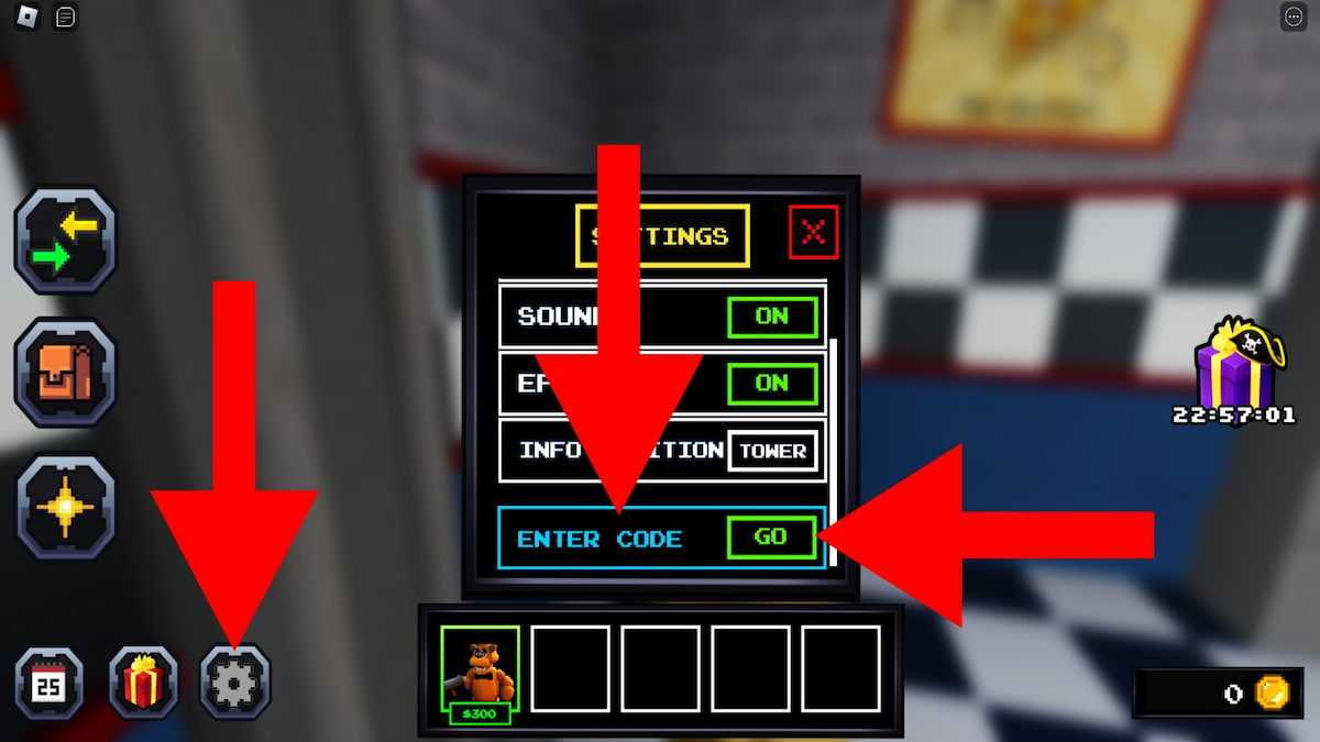 Five Nights TD codes (June 2024)