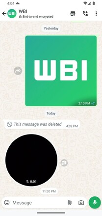 WhatsApp finally releases the video message reply feature for beta users