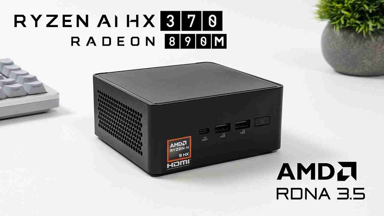 Unannounced mini PC with AMD Ryzen AI HX 370 gets benchmarked