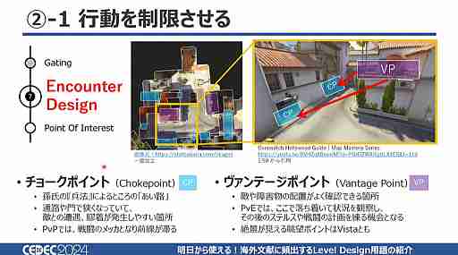 あの演出はそういう名前だったのか！　「明日から使える！海外文献に頻出するLevel Design用語の紹介」で13用語を学ぼう［CEDEC 2024］