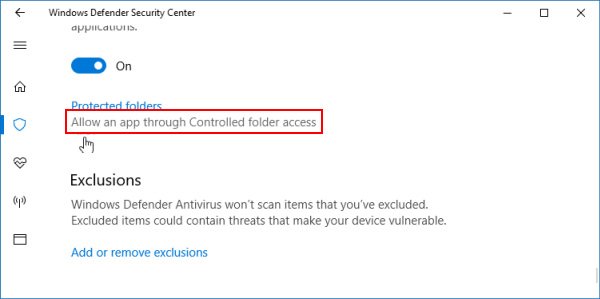 How to Protect Files/Folders against Ransomware Attacks in Windows 10