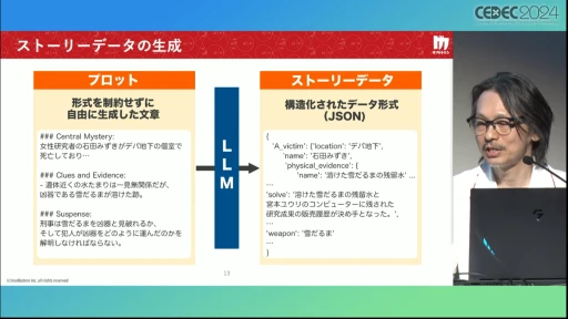 AIにお任せでミステリーゲームを生成できる「Red Ram」の仕組みとは？［CEDEC 2024］