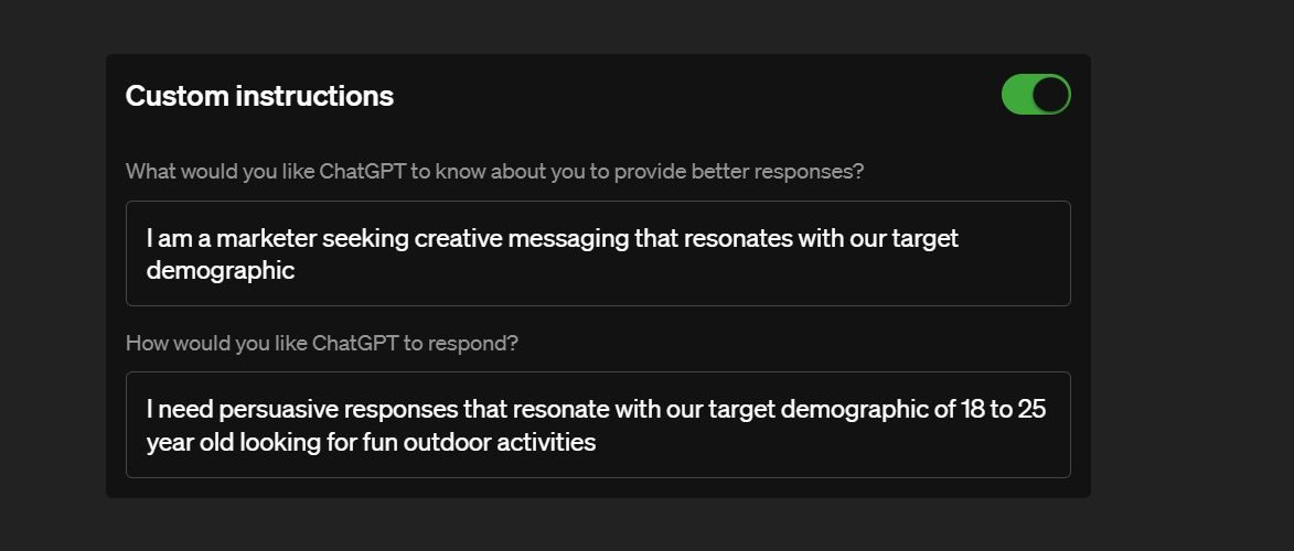The 5 Best Ways to Use ChatGPT Custom Instructions