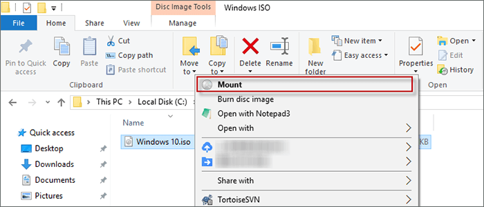 How to Open ISO File in Windows 10 without Burning