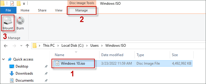 How to Open ISO File in Windows 10 without Burning