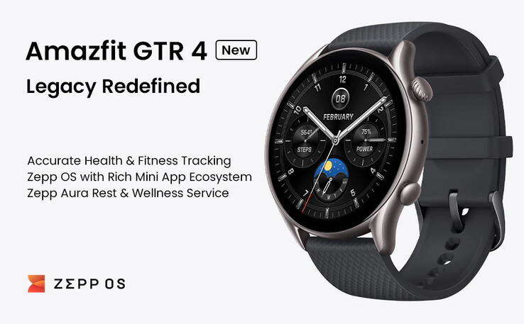 Amazfit teases GTR 4 New Version smartwatch with larger display