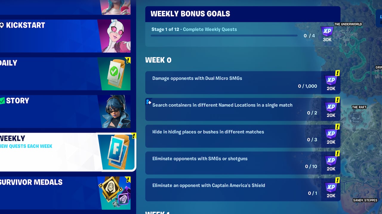 Fortnite Chapter 5 Season 4 Quest guide: All weekly quests, explained