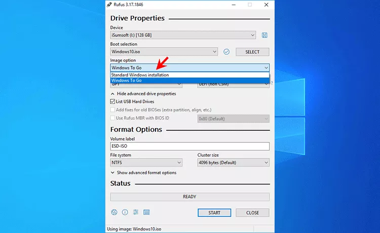 How to Create a Windows To Go USB Drive Using Rufus