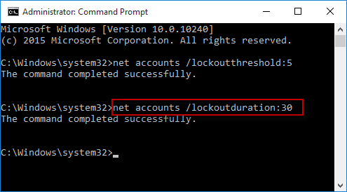 Limit the Number of Failed Logon Attempts in Windows 10