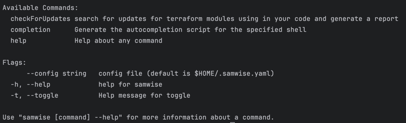 samwise-CLI: The Open Source Terraform module dependency tracker